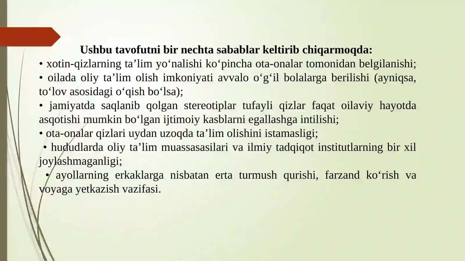 Gendertenglikning xorijiy tajribasi 4