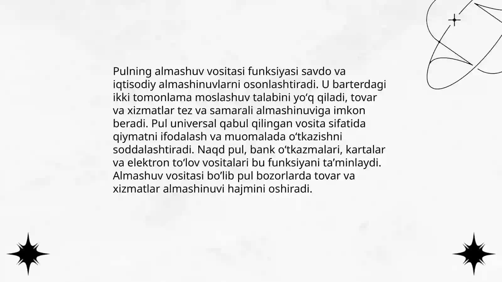 Pulning funksiyalari Va roli 4