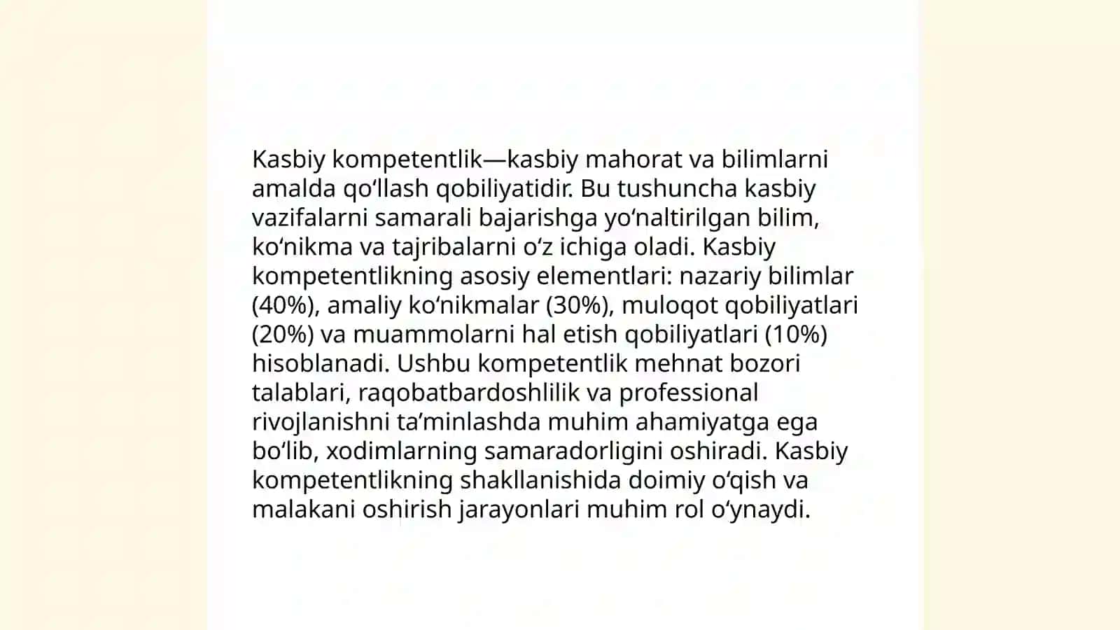Pedagogning kasbiy kompetentligining tuzilishi va mazmuni 4