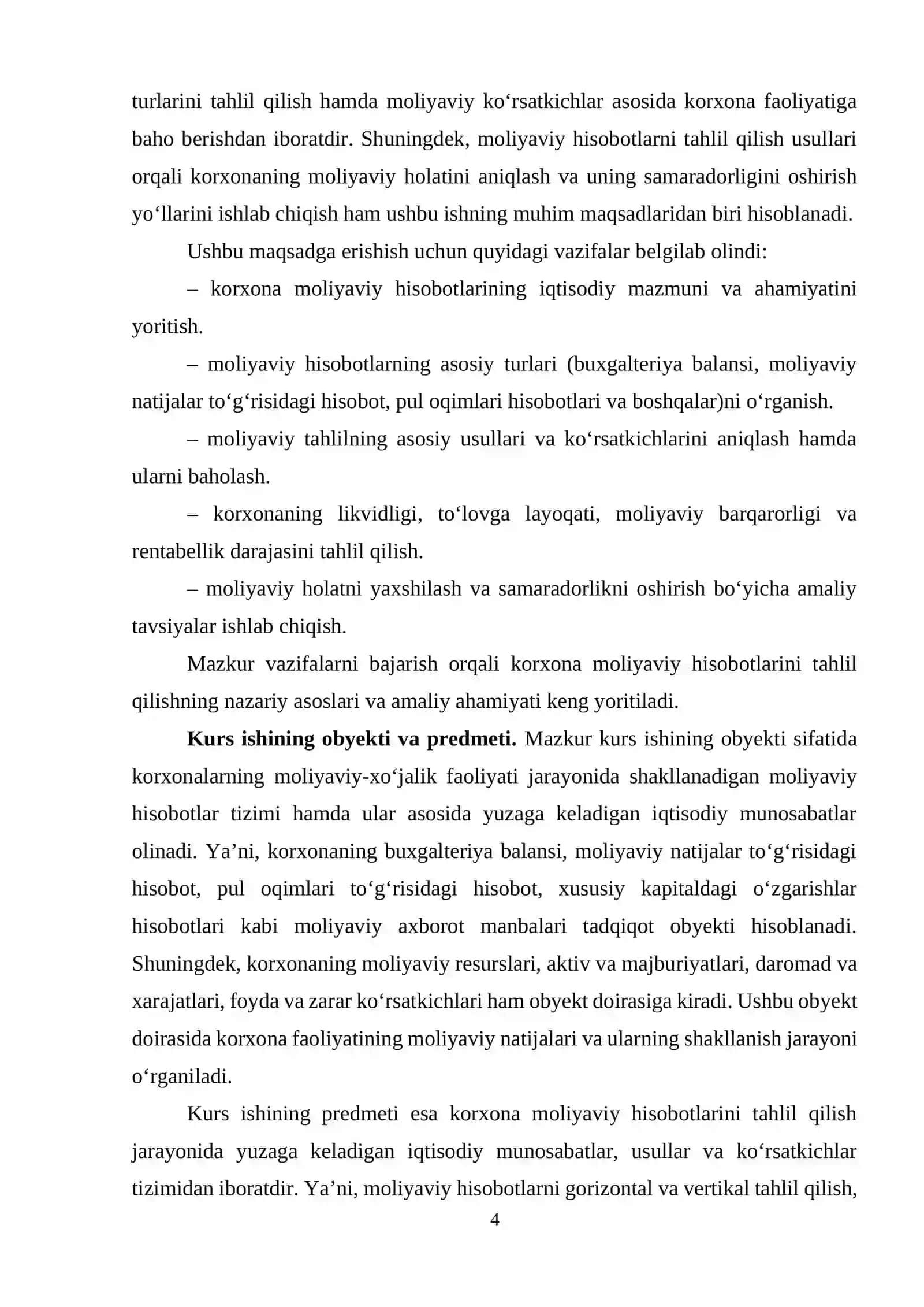 KORXONA MOLIYAVIY HISOBOTLARI VA ULARNING TAHLILI 4