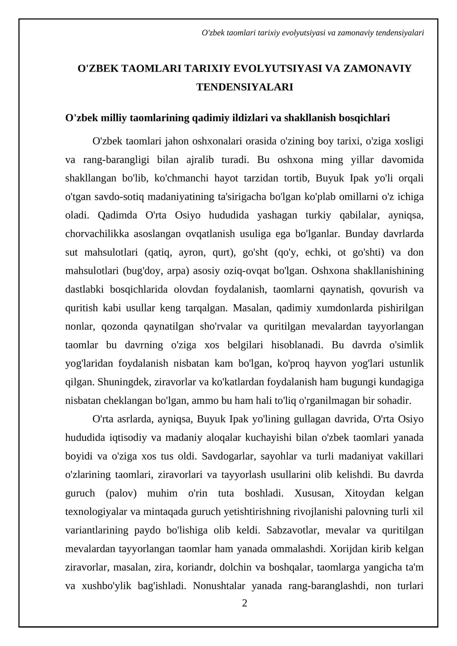Moddiy madaniyatdagi transformatsiyalar (taomlar boyicha) 4