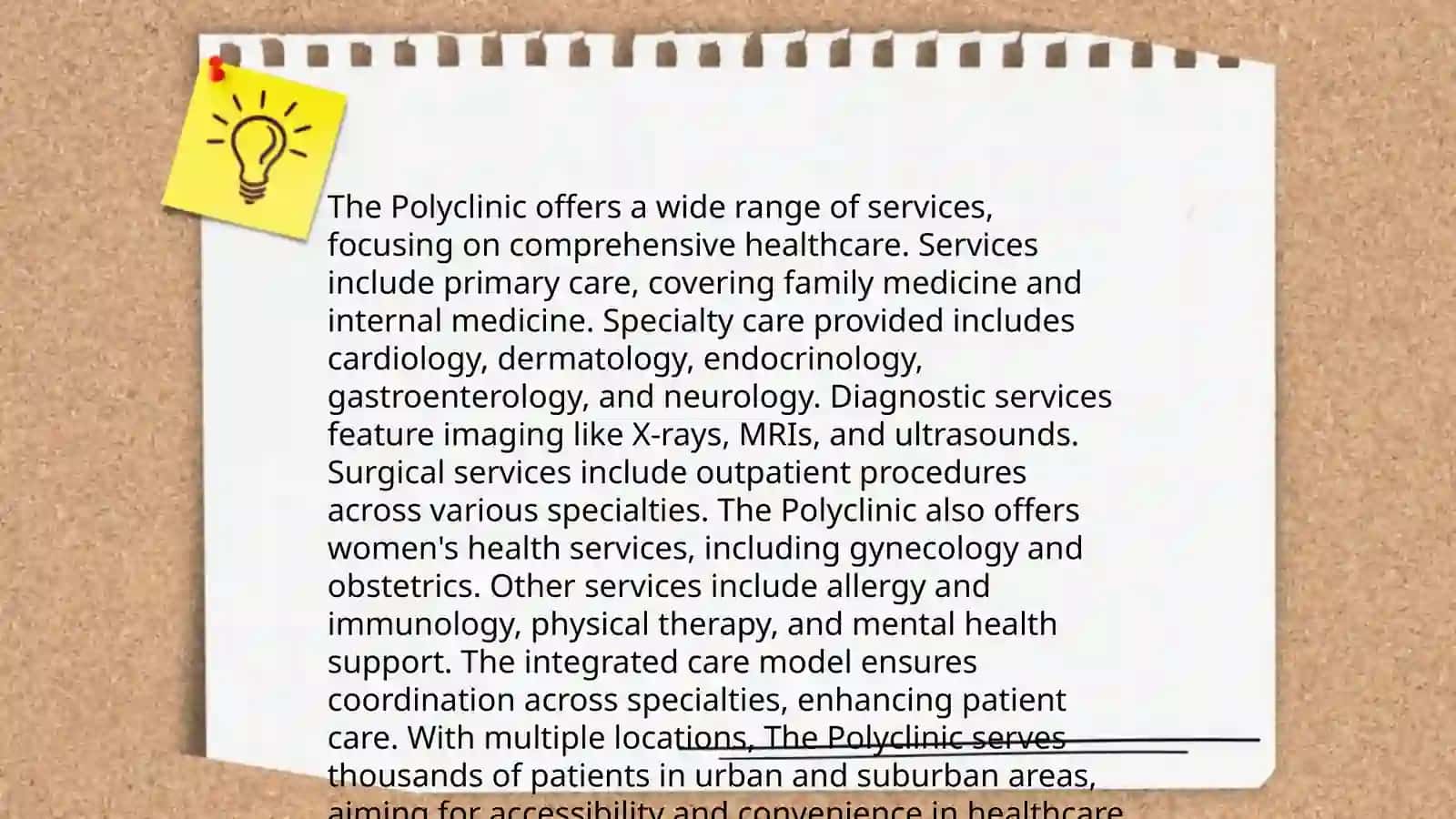 History of The Polyclinic 4