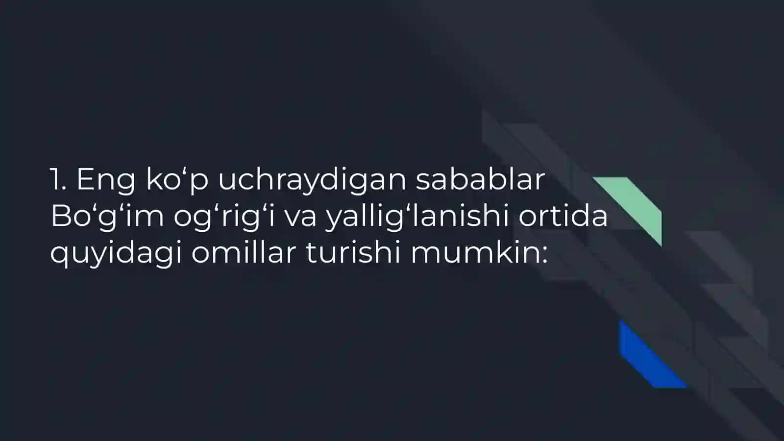Böğimlar yallığlanıwı 4
