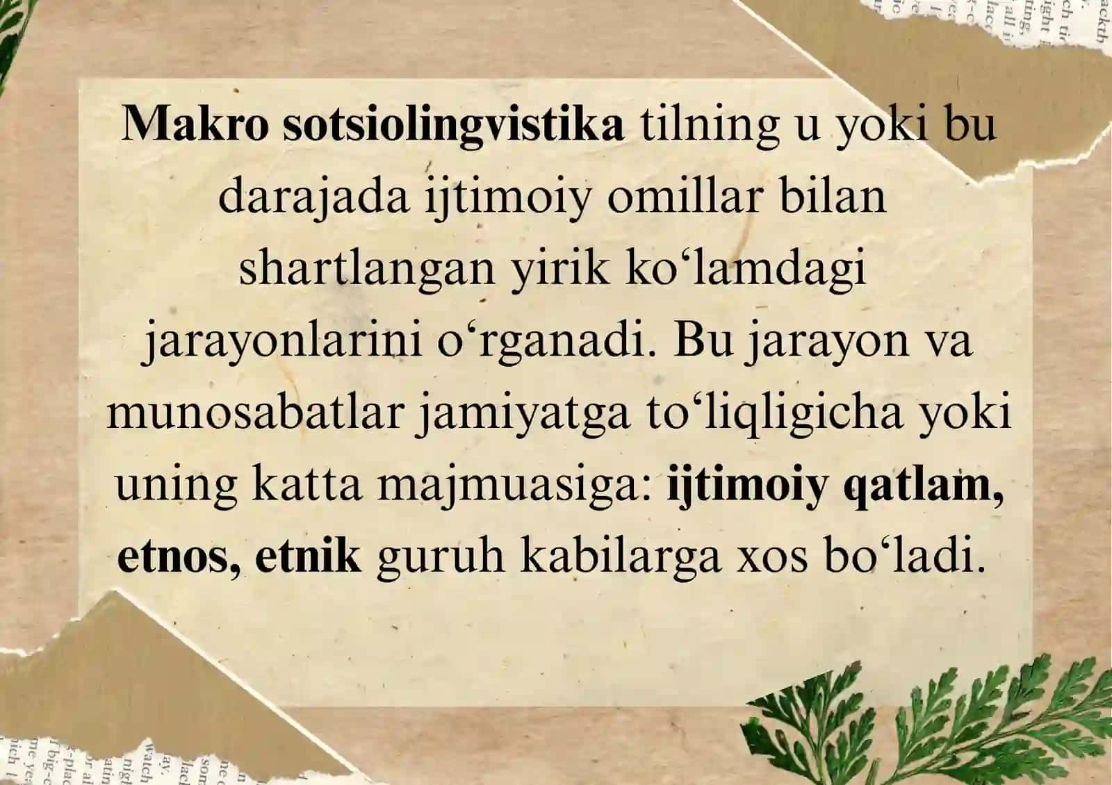 Nazariy va tajribaviy sotsioling-vistika 4