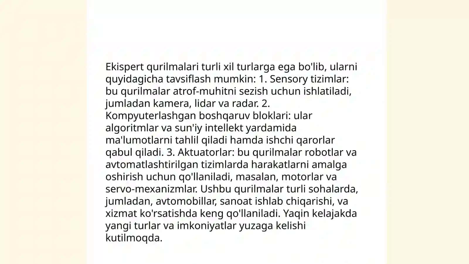 Ekispert tizimi haqida 4