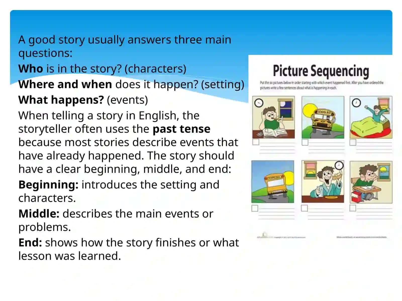 How to Tell a Story Clearly in English 4