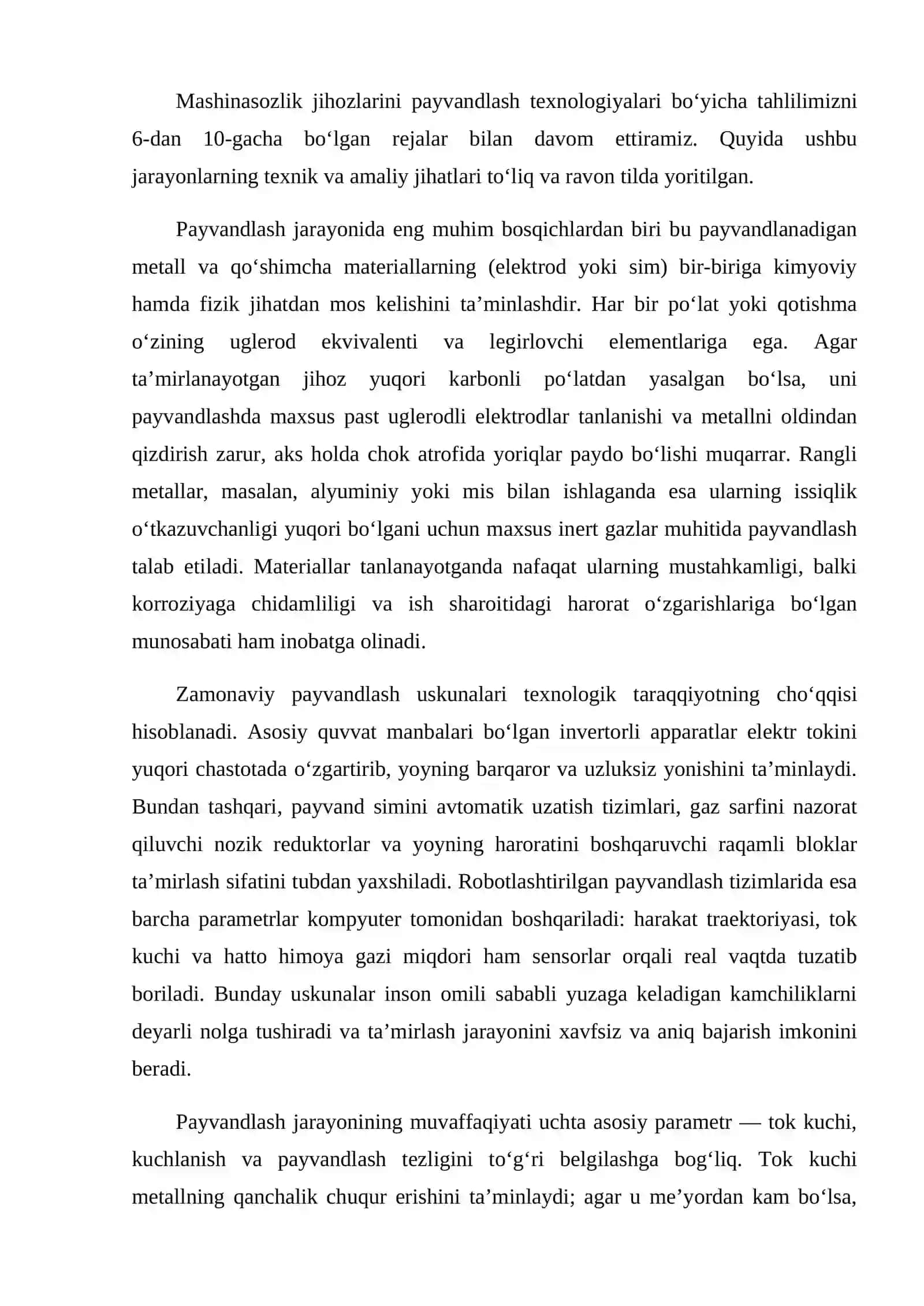 Payvandlash texnologiyasi 4
