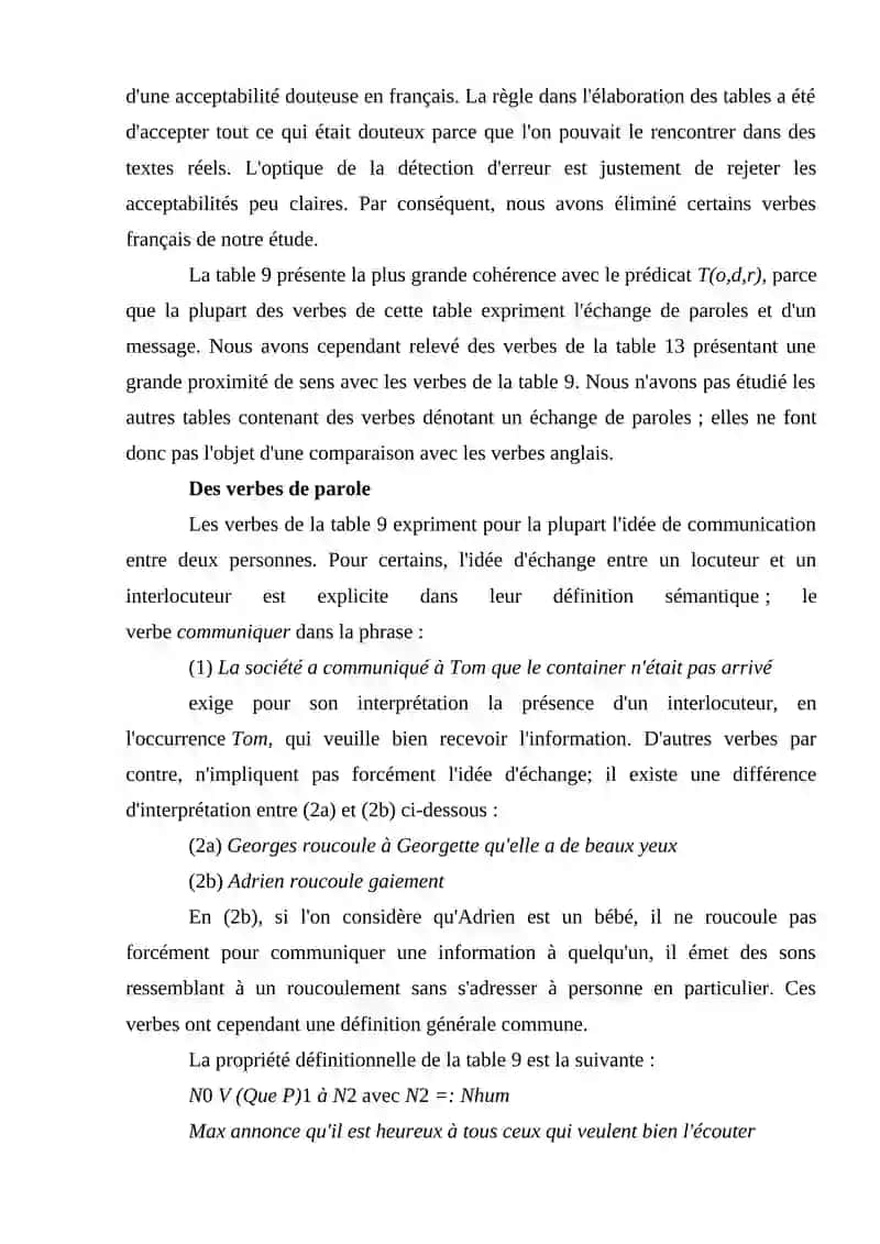 Classement sémantique des verbes 4