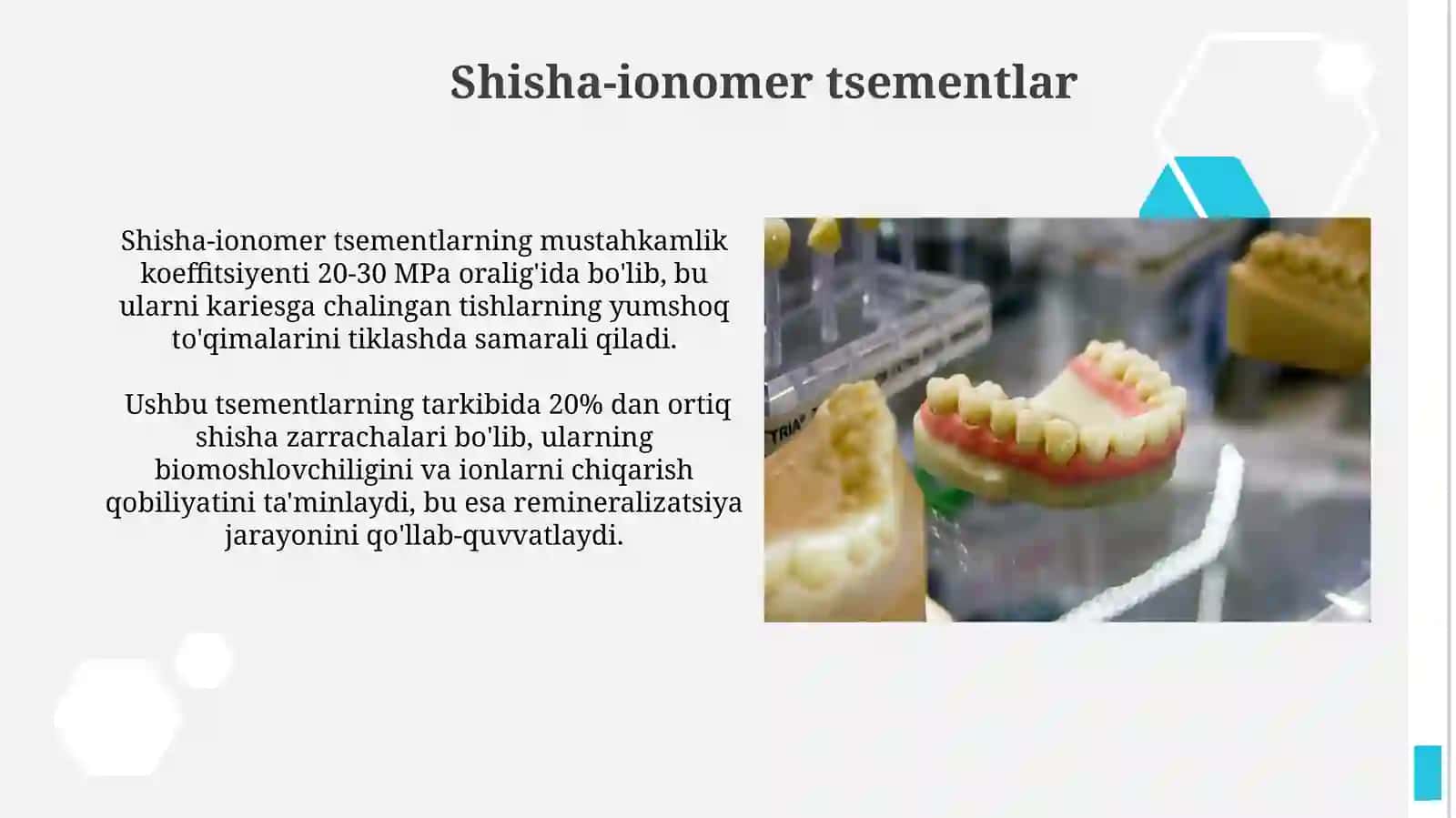Stomatalogiyada birlamchi qattiq plomba ashyolari 4