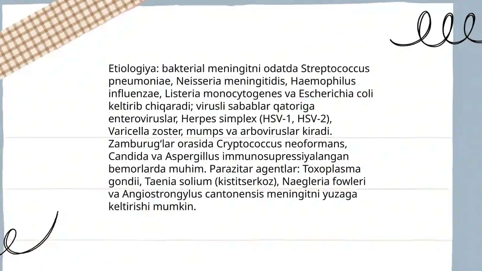 Asab tizimi yuqumli kasalliklari Meningit 4