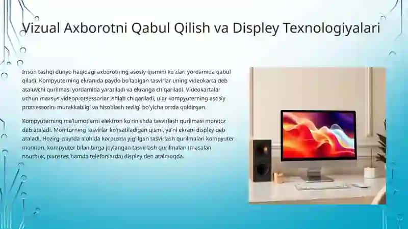 Kompyuter Grafikasi: Vizual Dunyo Eshigi 4