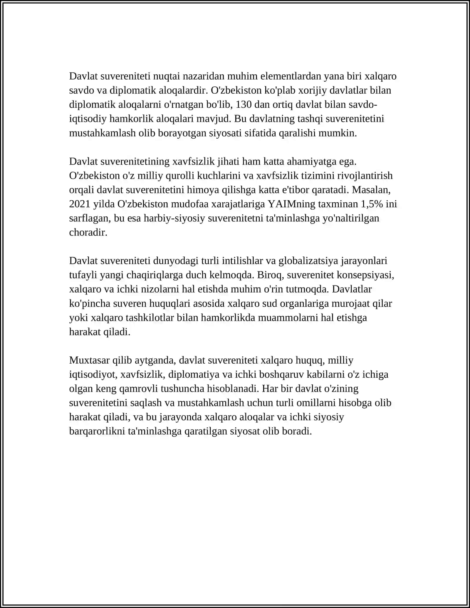 Davlat Suvereniteti Tushunchasi 4