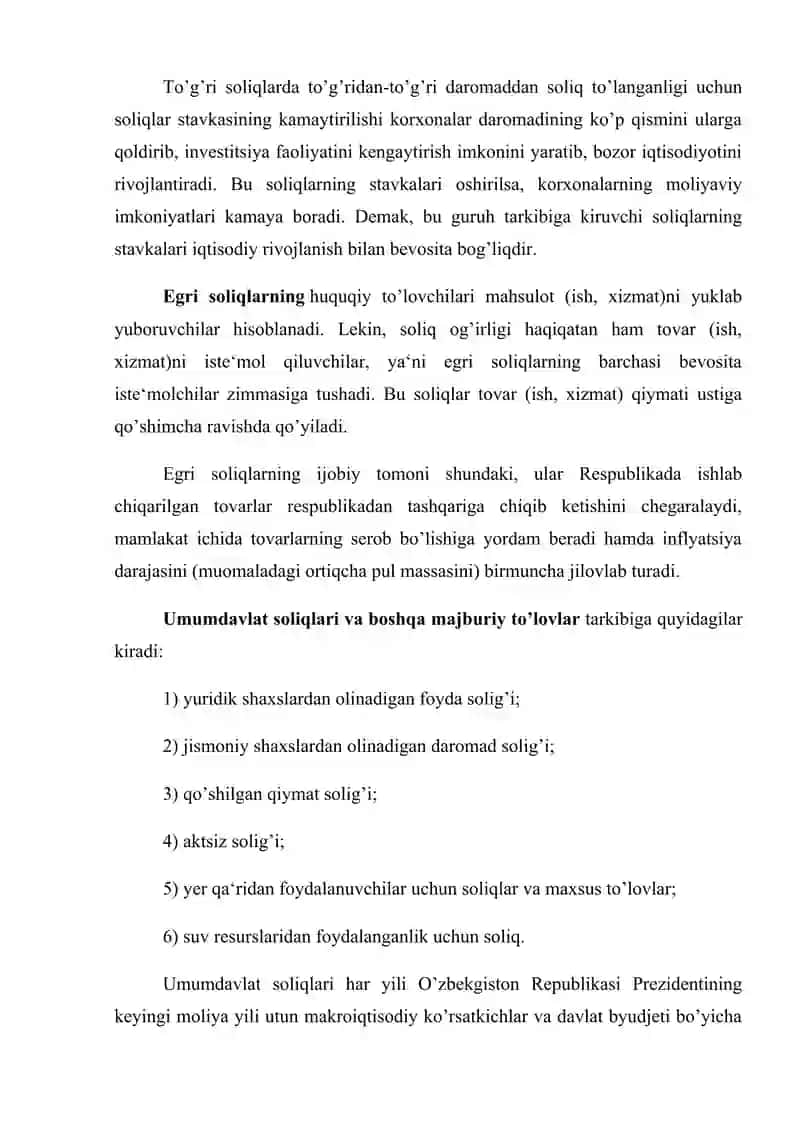 Davlat soliq qoʻmitasining huquqlari va majburiyatlari 4