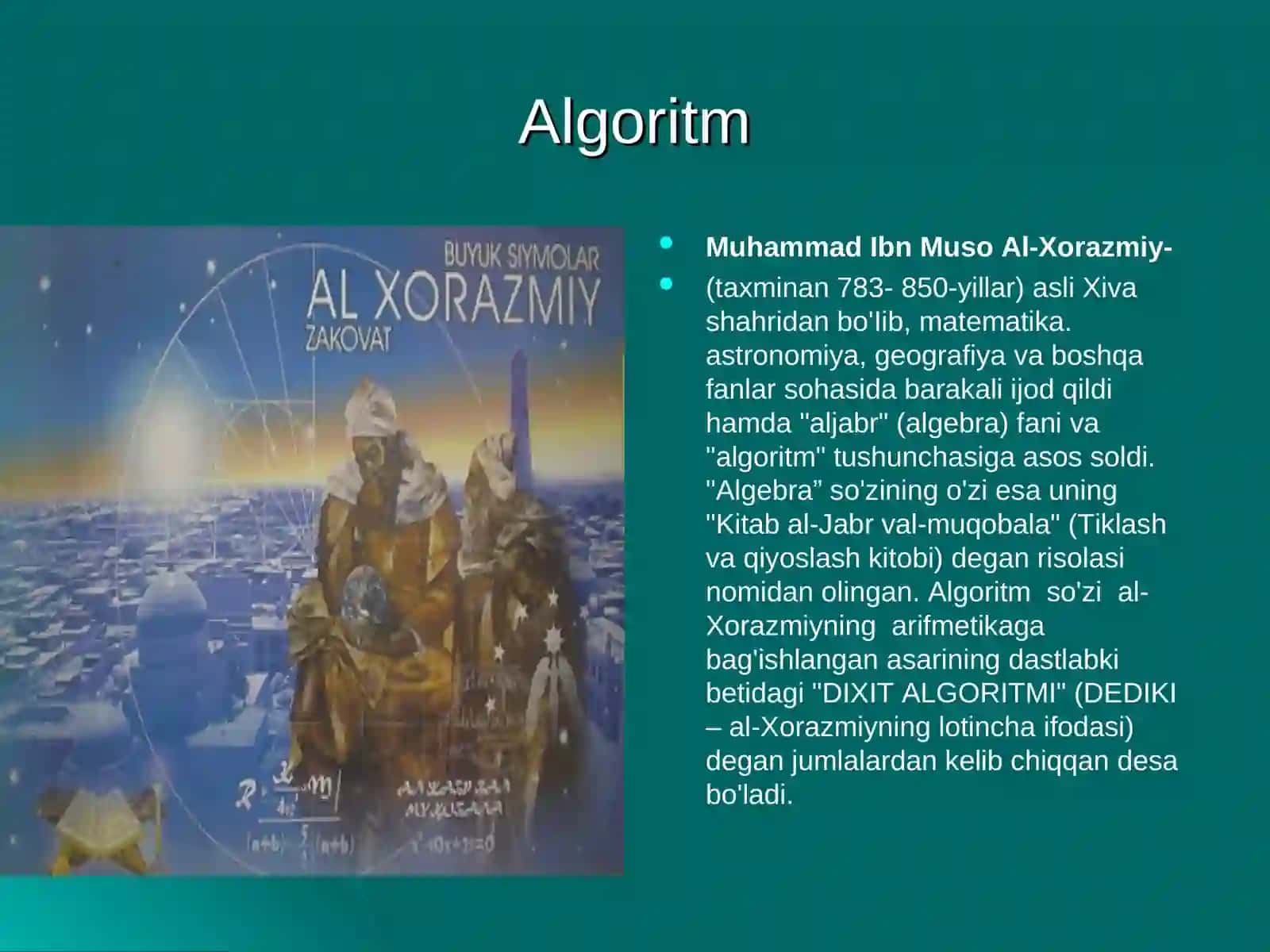 Algoritm Tushunchasi va Berilish Usullari 4