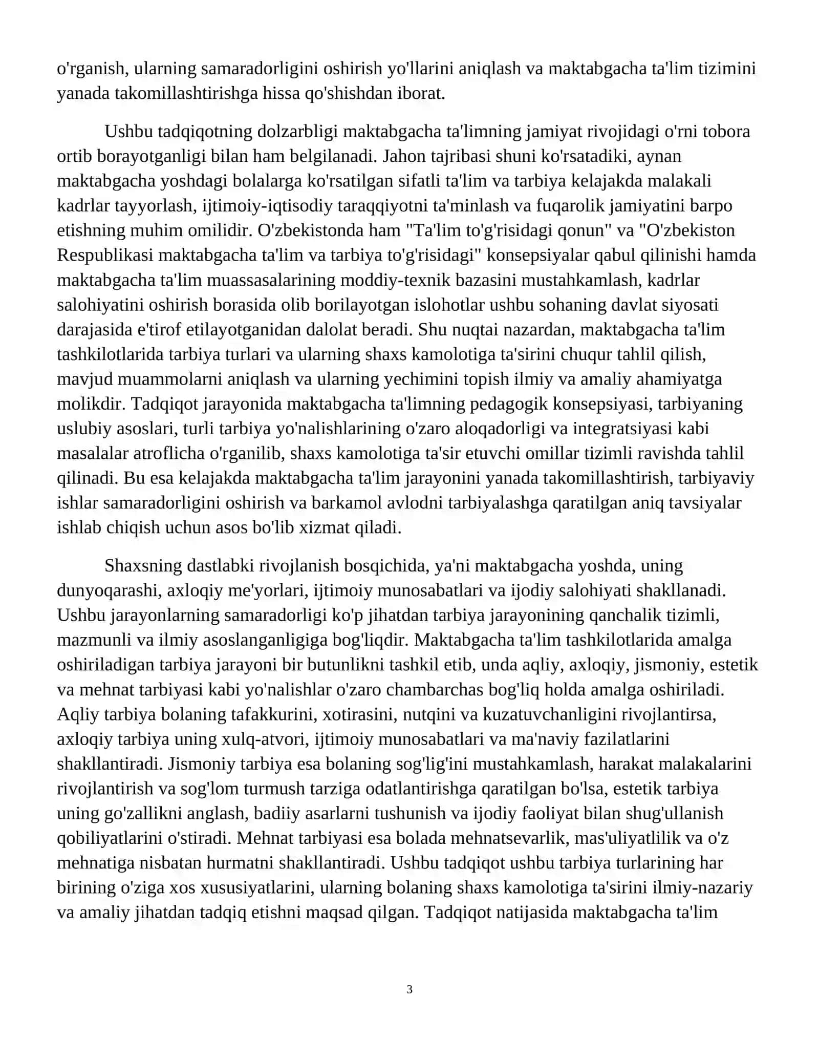Maktabgacha talim tashkilotida tarbiya turlari va ularning shaxs kamolotiga tasiri 4