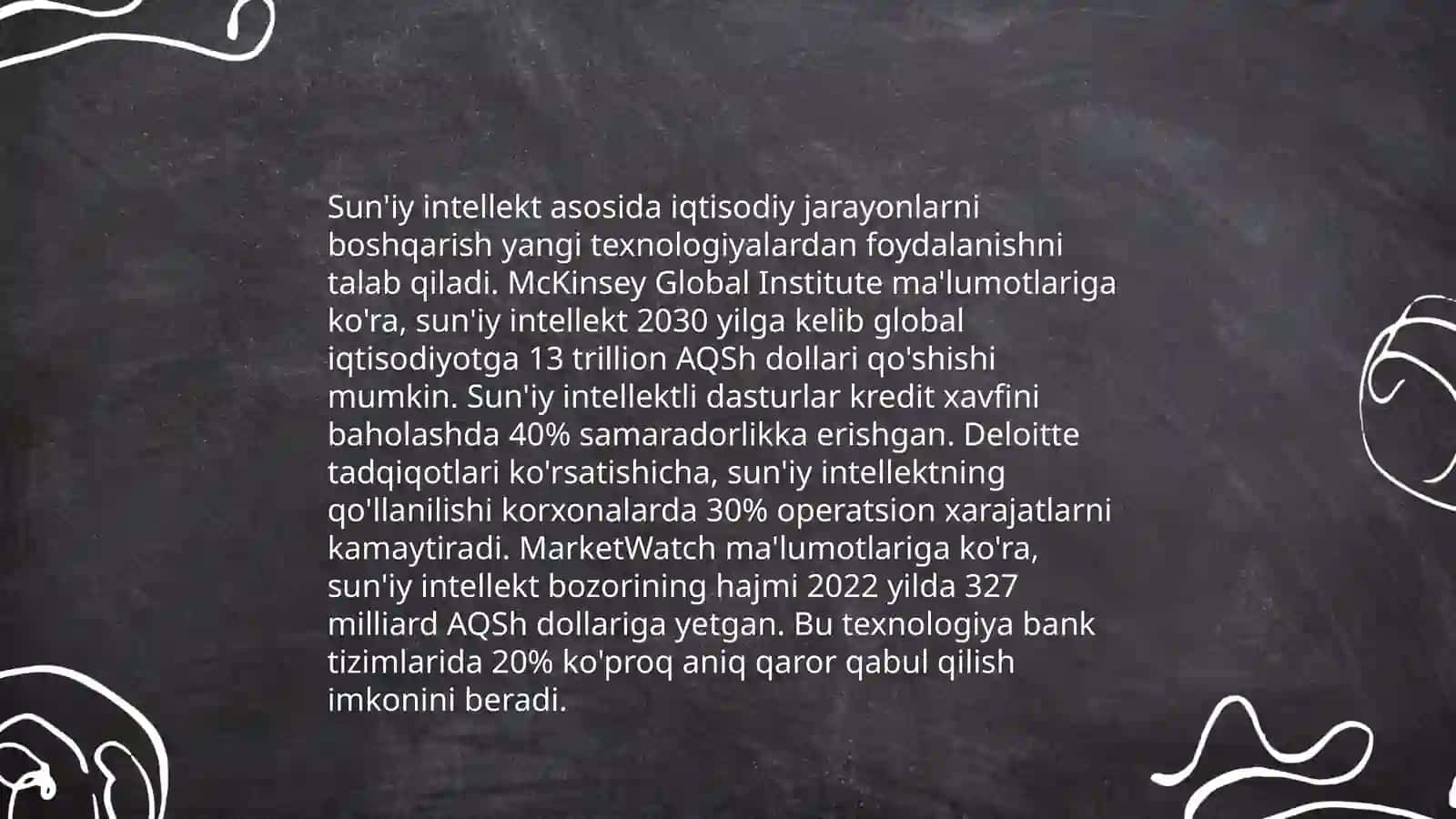 Intellektual boshqaruv tizimlarini iqtisodiyot yoʻnalishida qoʻllash istiqbollari 4