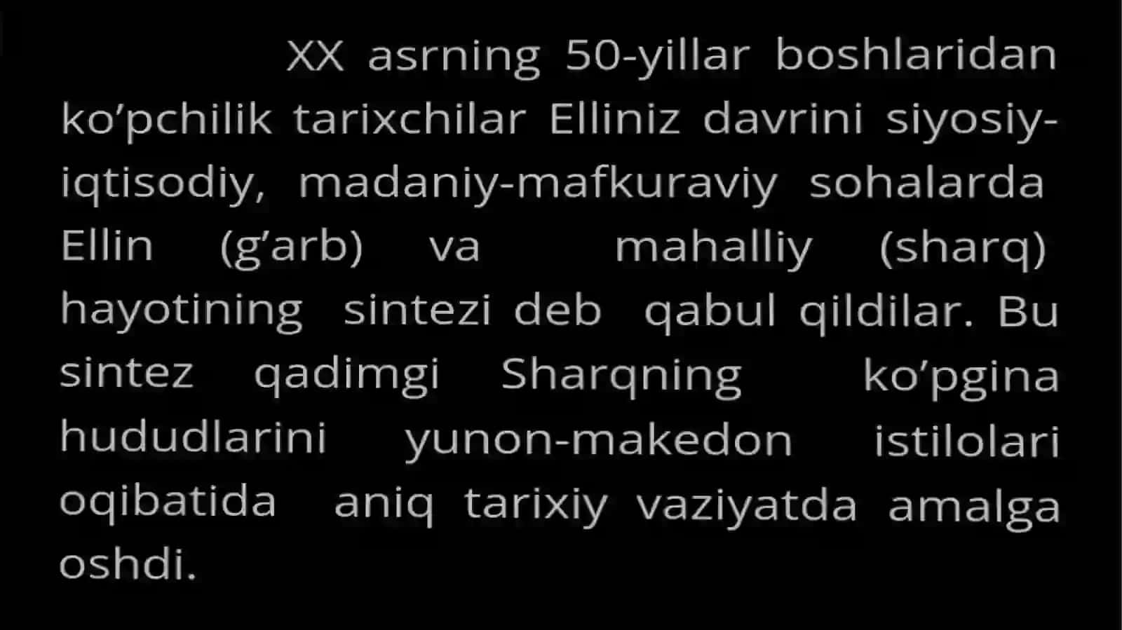 Arxiyologiya fanidan Yozgan Ellin madanyati 4