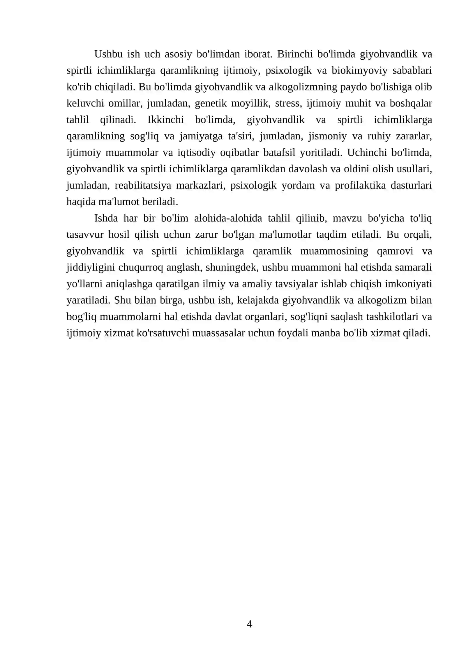 Giyohvandlik va spirtli ichimliklarga qarmlik 4