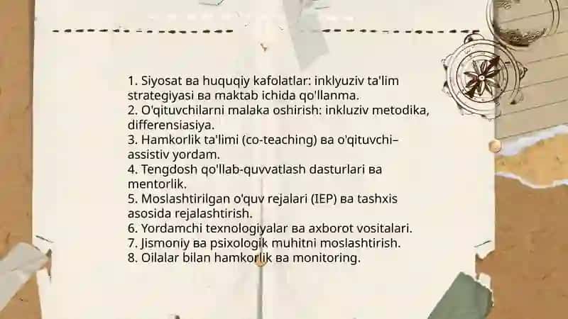 Талим муассаларга соглом ва махсус тарбияга мухтож ёшлар узаро мулокатни ижтимоий хусисиятлари 4