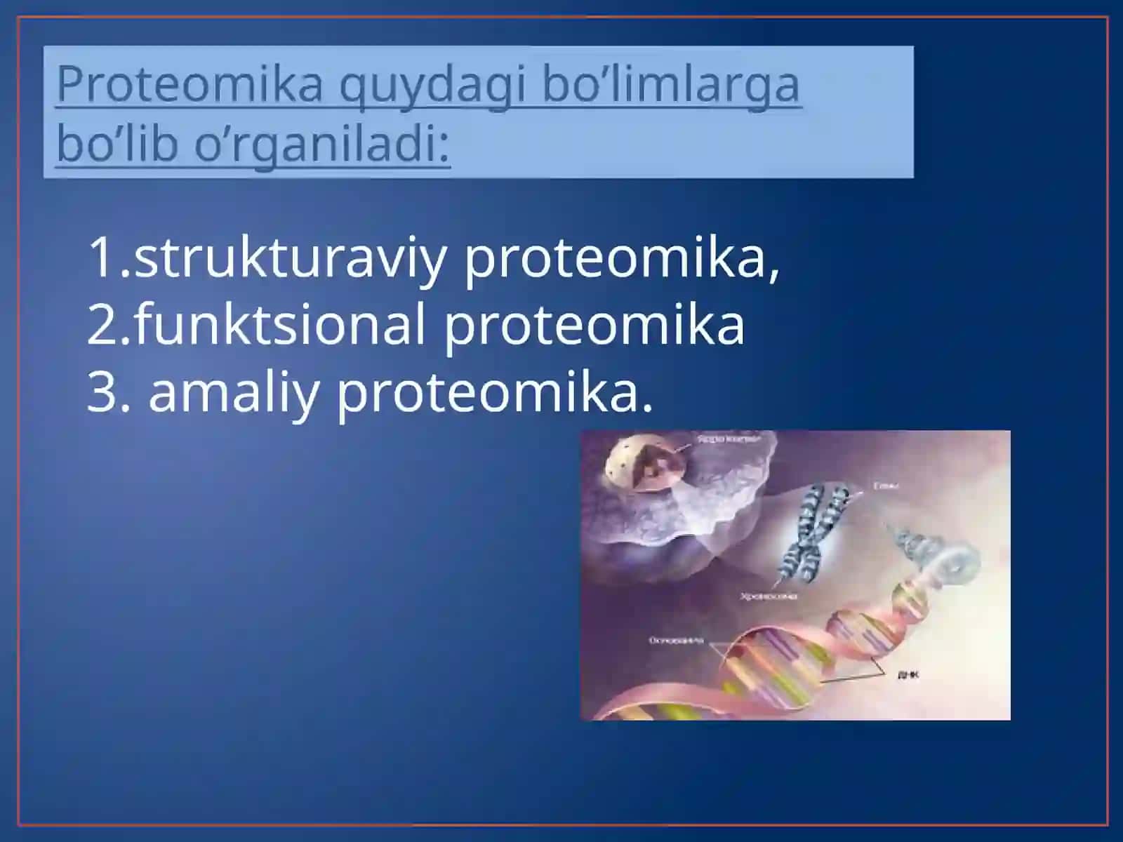 BIoinformatika Fani Yutuqlarining Genomika Proteomika Fanlari Rivojidagi O’rni 4