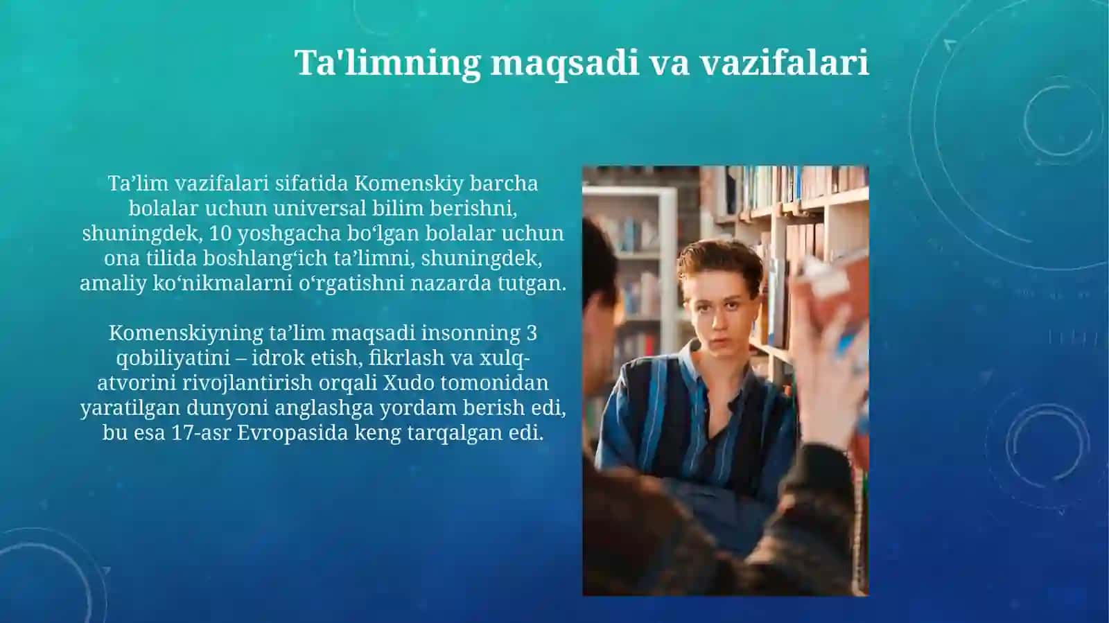 Komenskiyning taʼlimiy axloqiy qarashlari 4