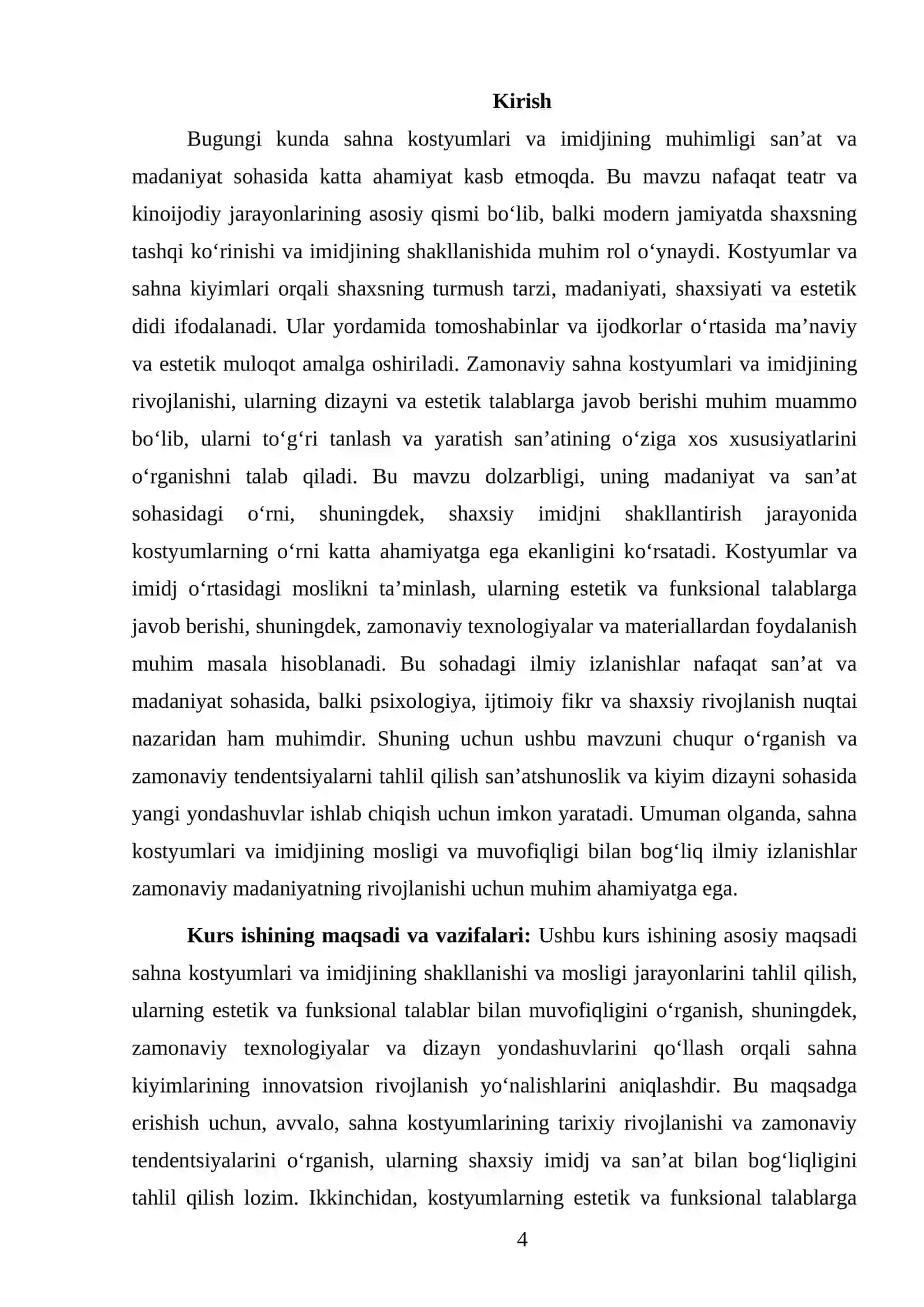 Sahna Kostyumi va imidj:rolli moslik 4