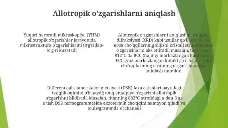 Allatropik oʻzgarishlar 4