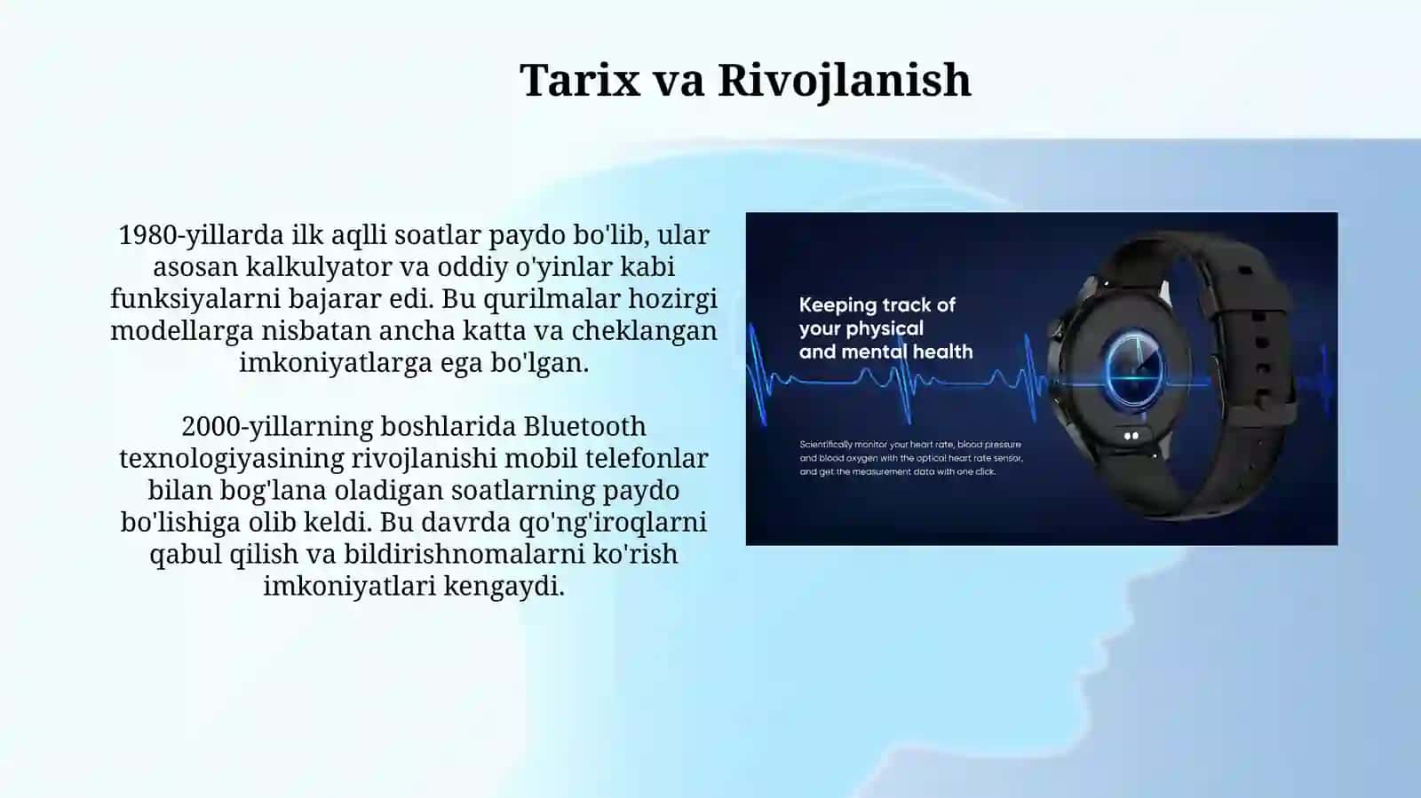 Wearable qurilmalar (aqli soatlar va boshqalar) 4