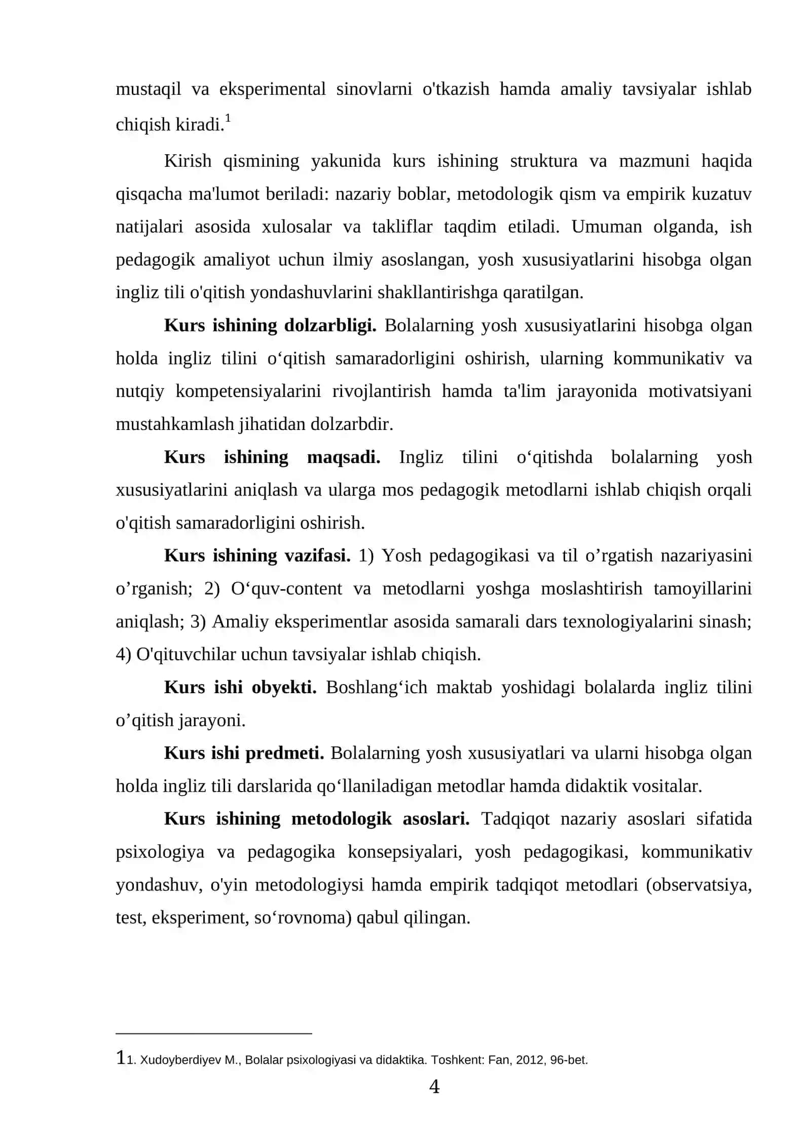 INGLIZ TILINI OʻQITISHDA BOLALARNING YOSH XUSUSIYATLARINI HISOBGA OLISH 4
