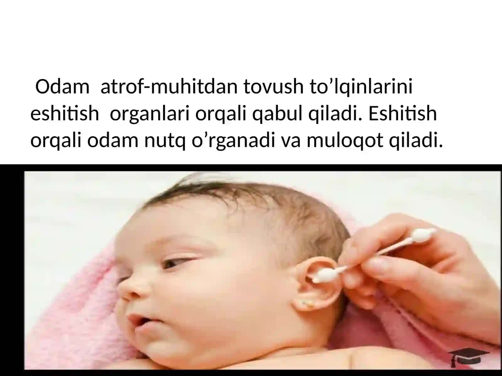 Eshitish organlarining tuzilishi, eshitish gigiyenasi 4