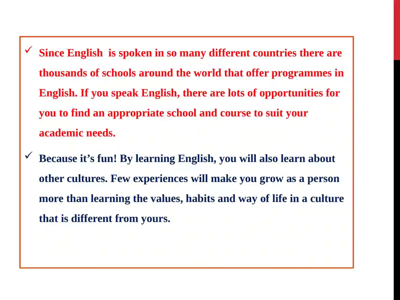 English is a foreign language today 4