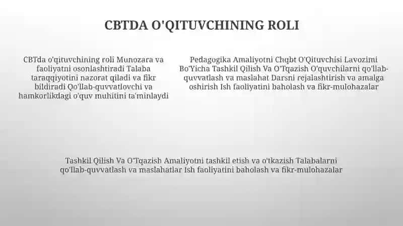 Pedagogik Amaliyotni Chqbt O'Qituvchisi Lavozimi Bo‘Yicha Tashkil Qilish Va O‘Tkazish 4