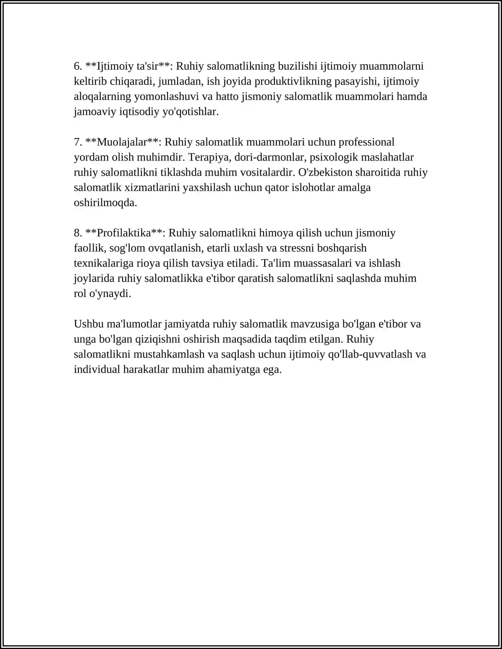 QOʻQON PEDOGOGIKA UNIVERSITETI IJTIMOIY REFERAT 4