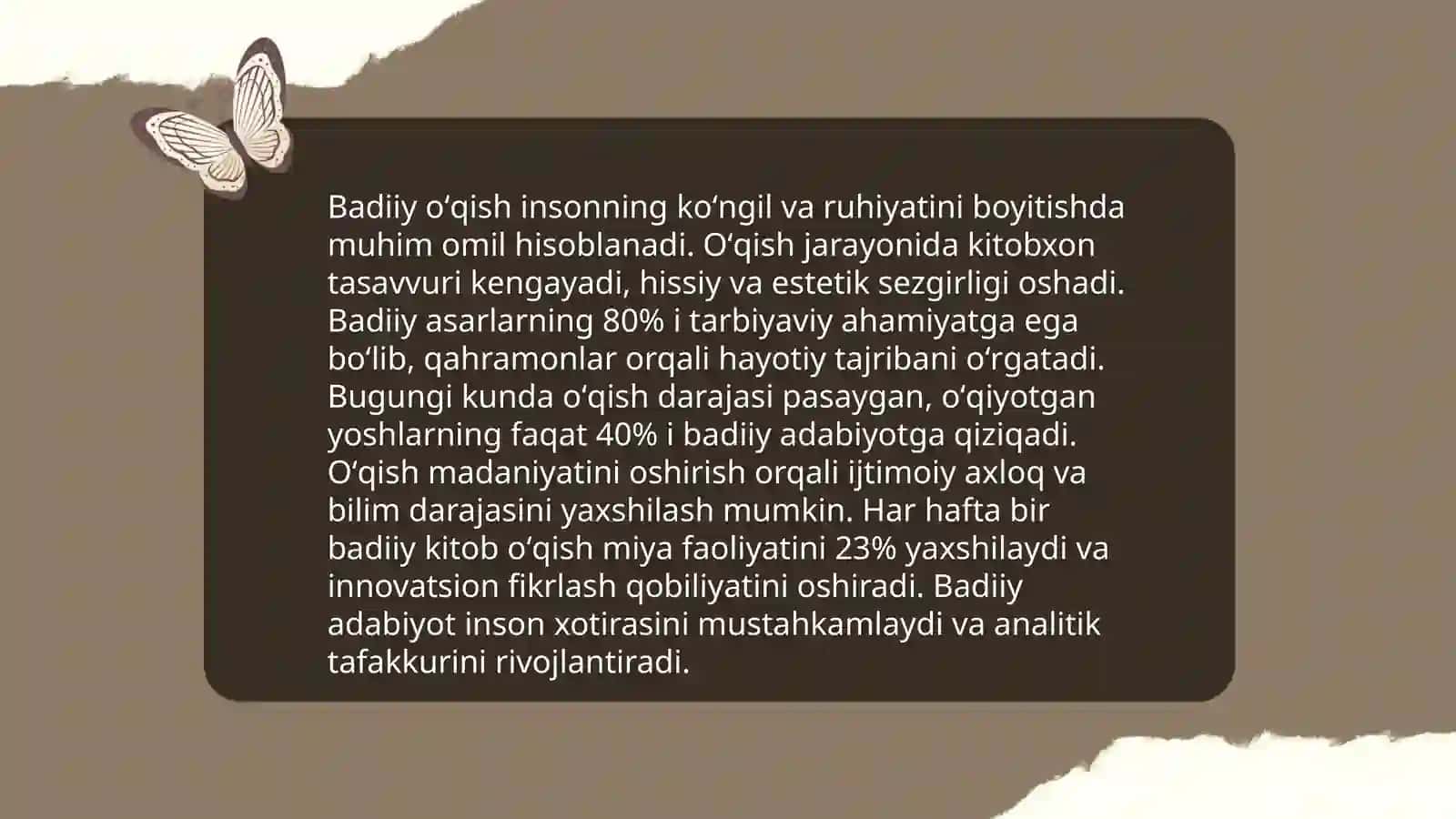 Rivoyat matni va ularni badiiy oʻqish 4