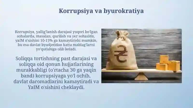 Yalpi milliy mahsulot va Oʻzbekistonda uni koʻpaytirish muammolari 4