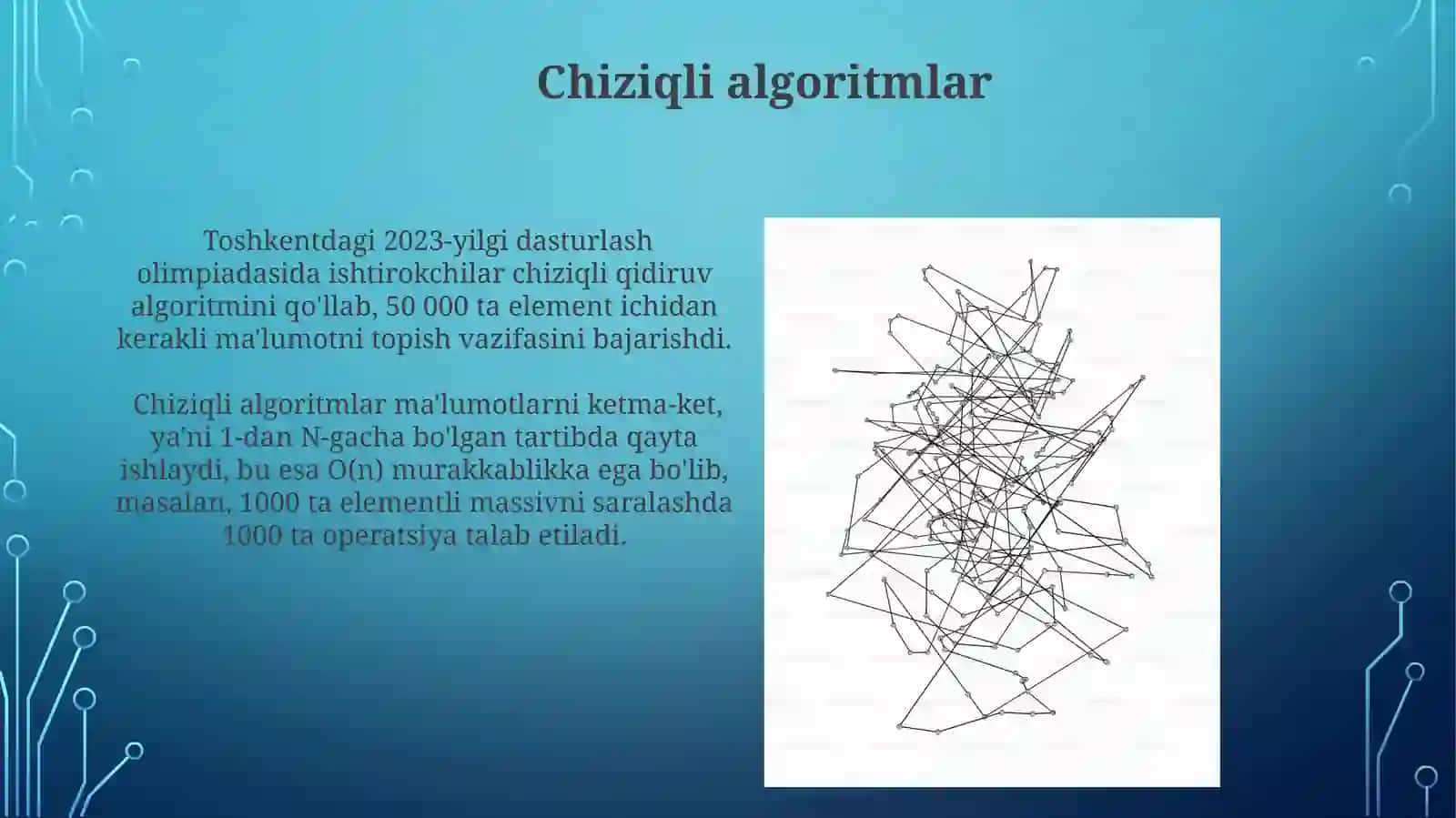 Chiziqli algoritm 4