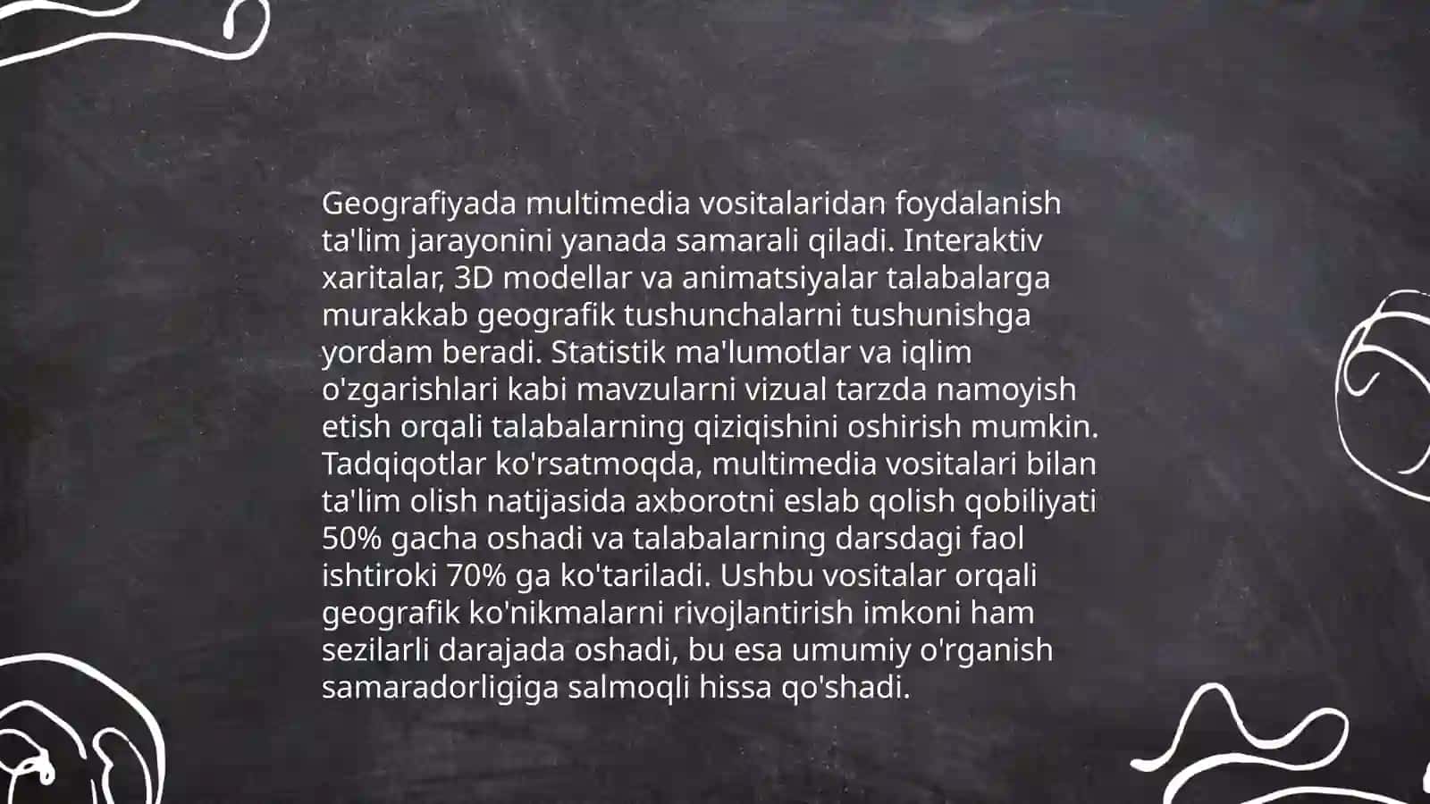 Oʻquv texnik vositalar va AKTdan geografiyani oʻqitishda foydalanish yoʻllari 4