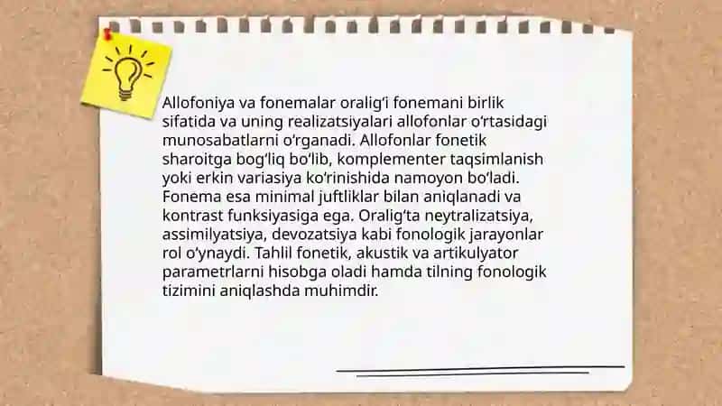 Fonetika va fonologiya masalalari 4