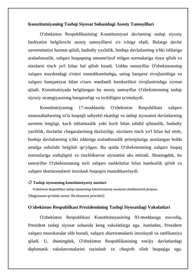 Tashqi siyosatning konstitutsiyaviy asoslari 4