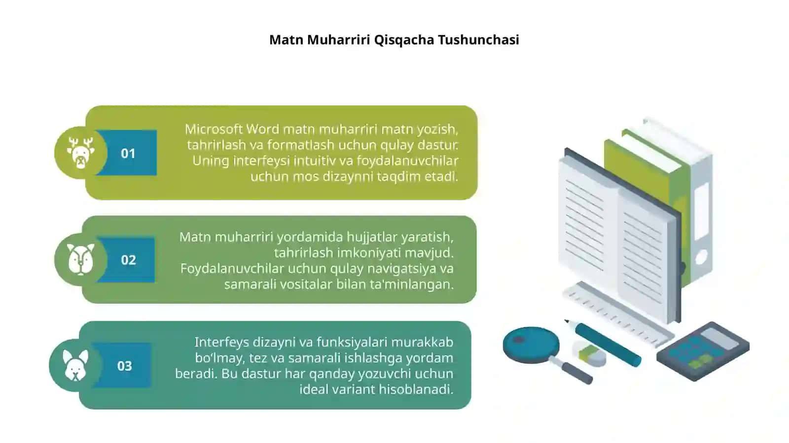 MICROSOFT WORD MATNI MUHARRIRI VA UNING INTERFEYSI 4