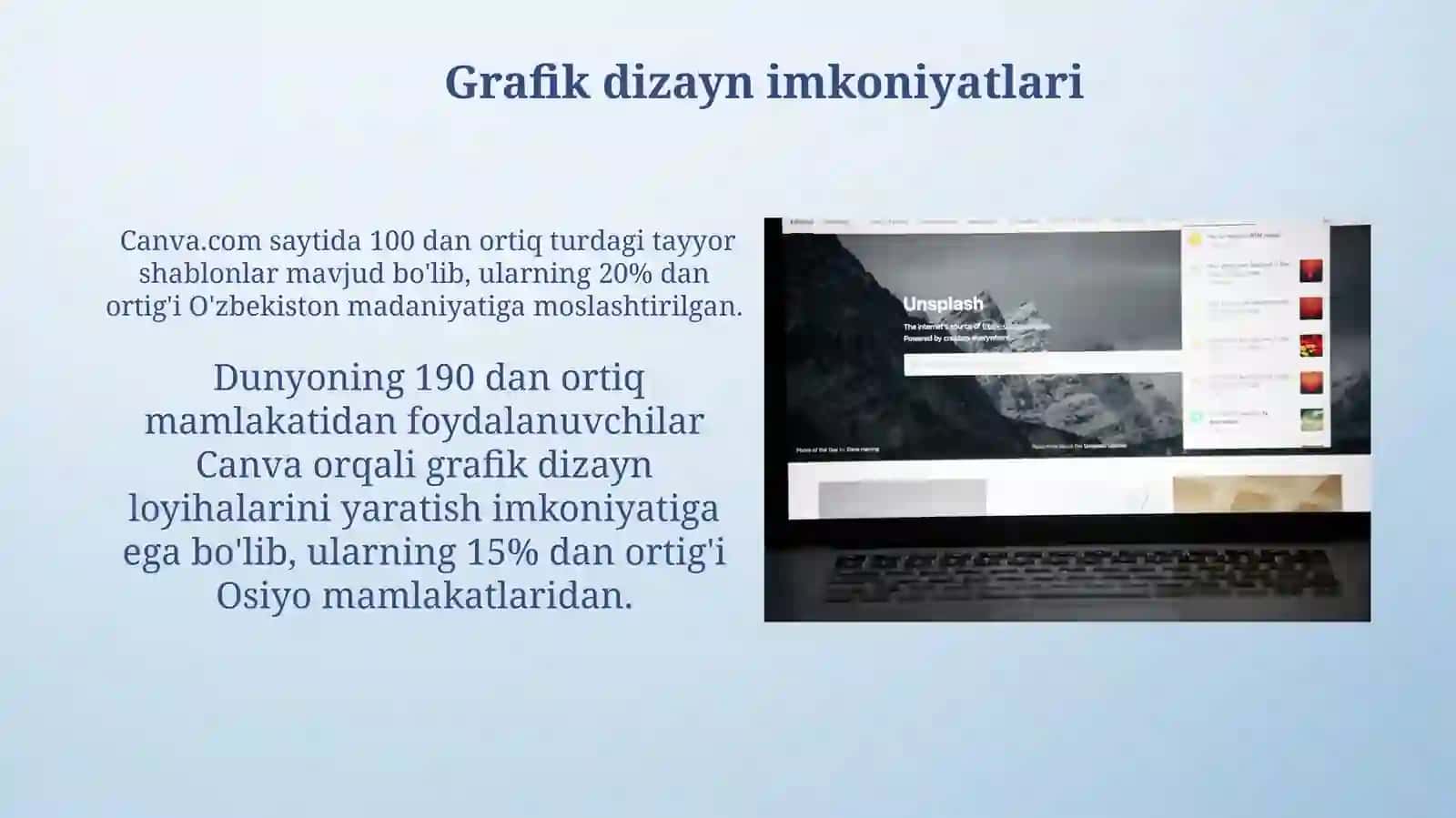 Canva.com web sayti imkoniyatlati 4