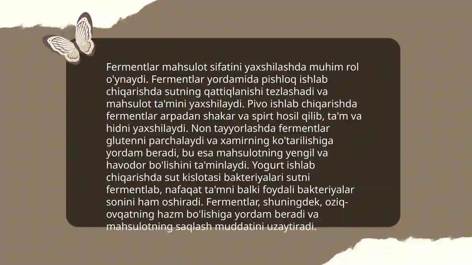 Fermentlarning biokimyoviy xususiyatlari 4
