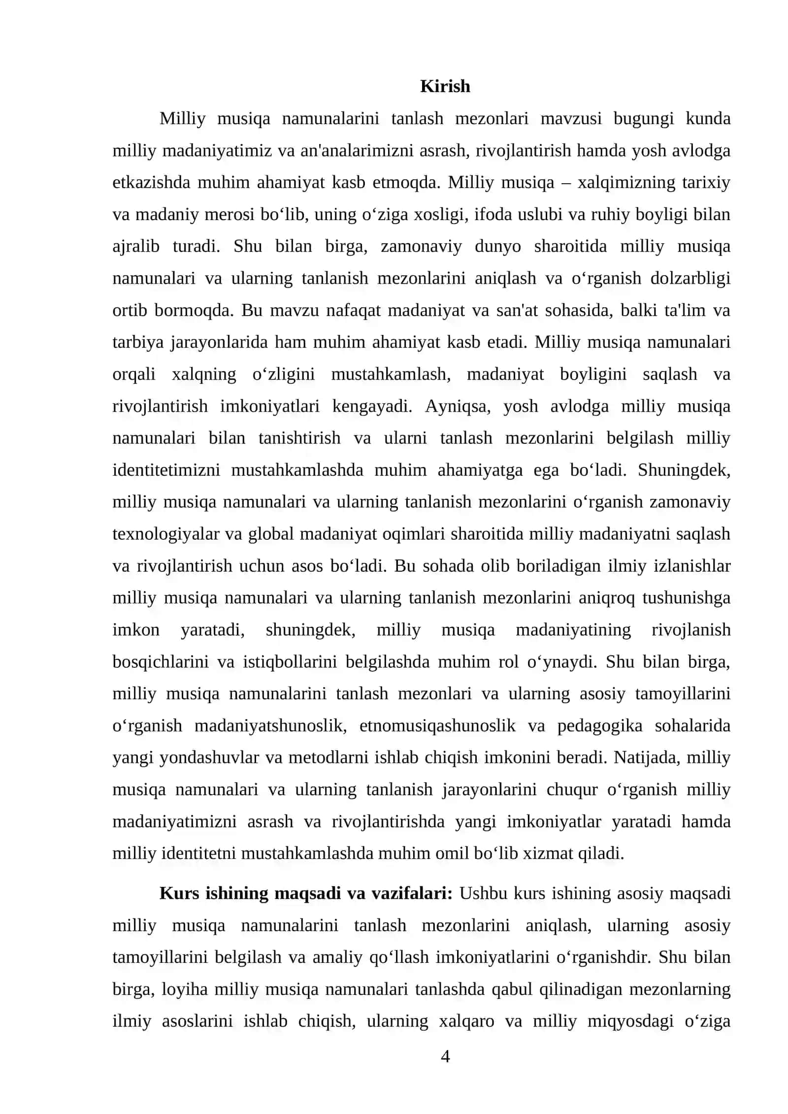 Milliy Musiqa Namunalarini Tanlash Mezonlari 4