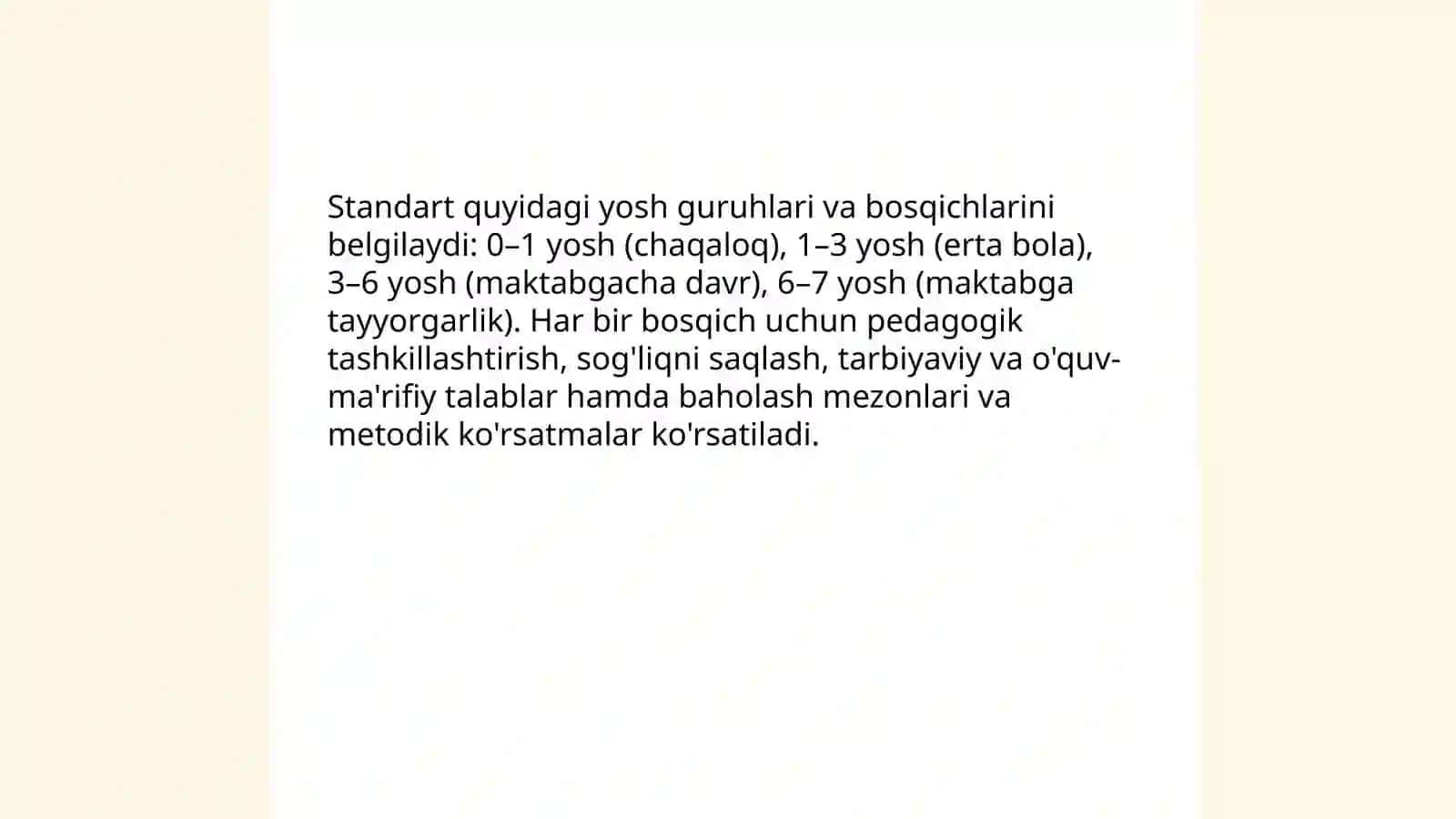 Davlat standarti bo'yicha ilmiy-metodik va o'quv qo'llanma 4