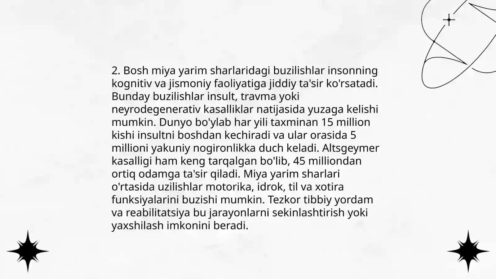 Nevrologik bemorlarda buzilishida hamshiralik jarayoni 4