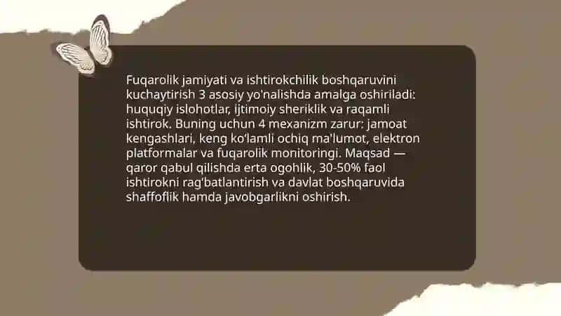 Xalqchil va Insonparvar Davlat Qurishning Ijtimoiy-Siyosiy Ahamiyati 4