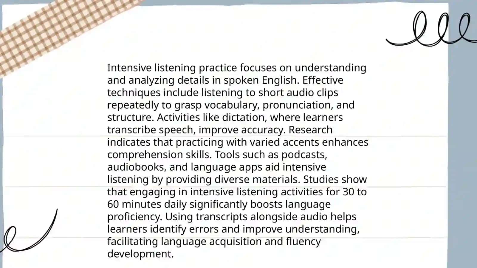Techniques to develop receptive skills 4