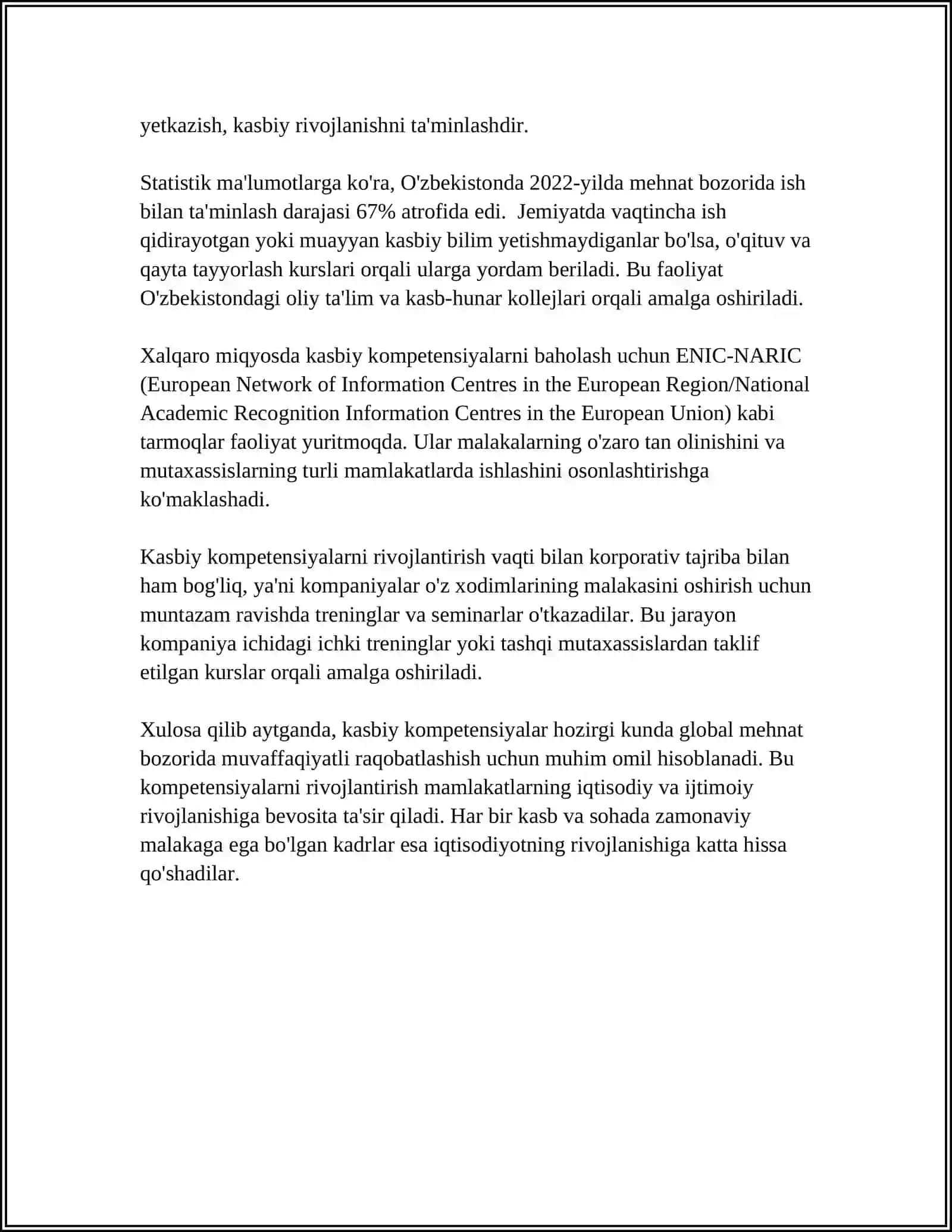 KASB-HUNAR MAKTABI O'QUVCHILARIDA KASBIY KOMPETENSIYANI RIVOJLANTIRISH METODOLOGIYASI 4