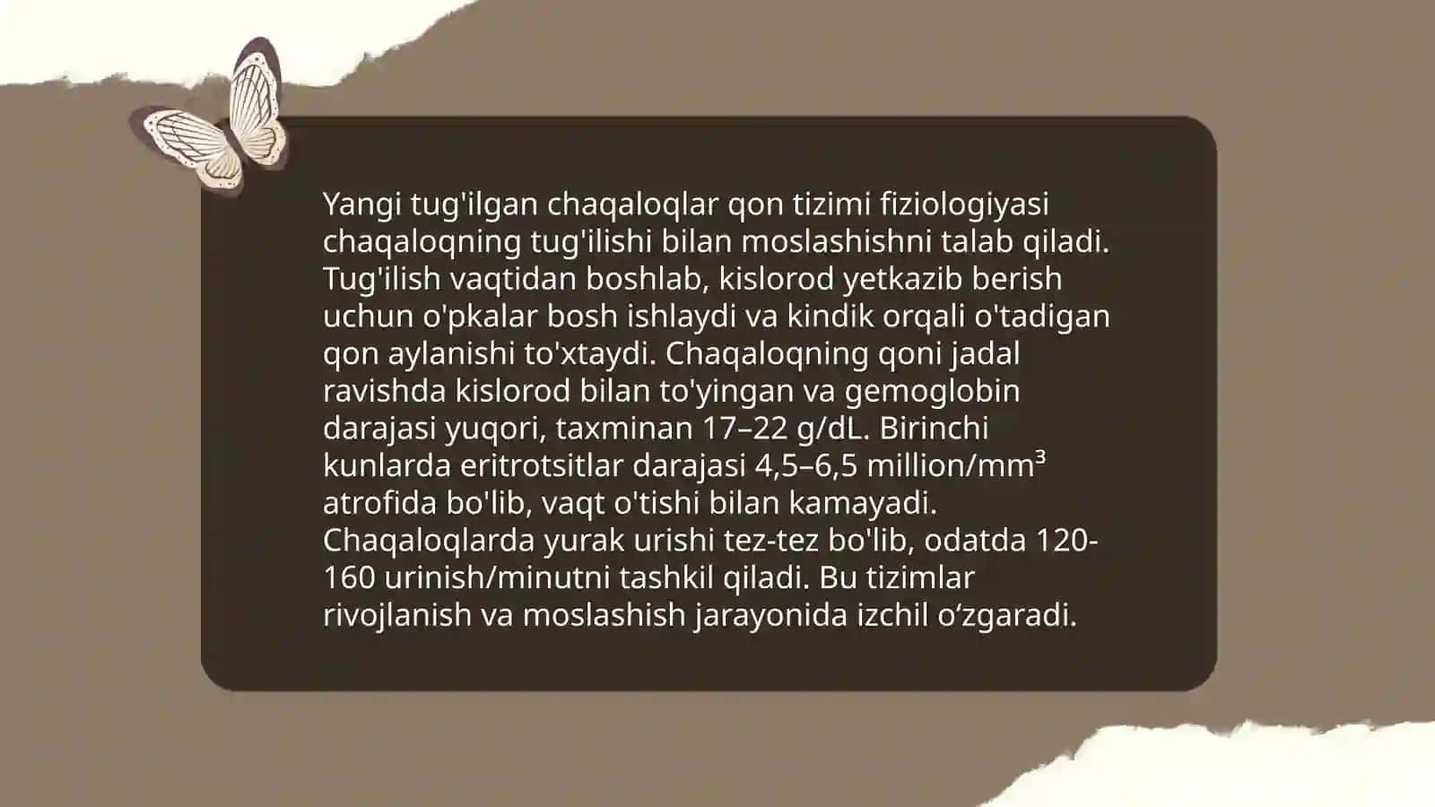 Qon tizimining yoshga oid fiziologiyasi va gigiyenasi 4