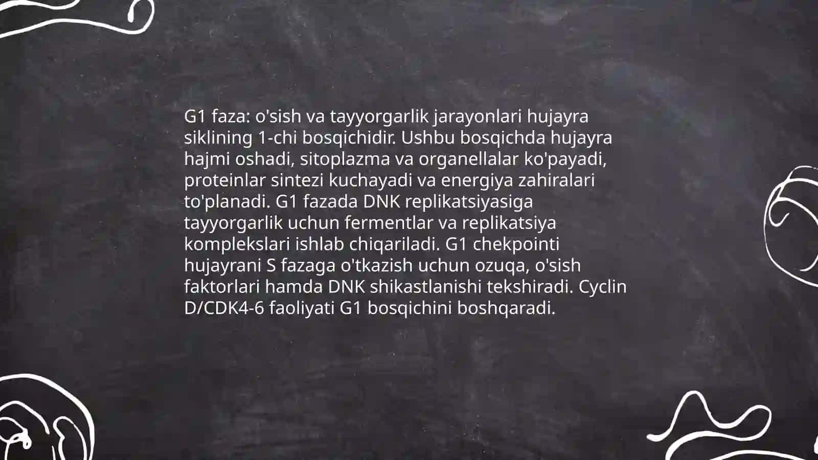 Hujayra sikli va o’zgarishlari by Hasanboy Abdurahmonov 4